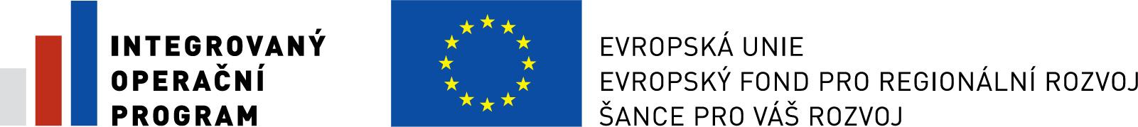 Integrovaný operační program - Evropská Unie: Evropský fond pro regionální rozvoj - šance pro váš rozvoj